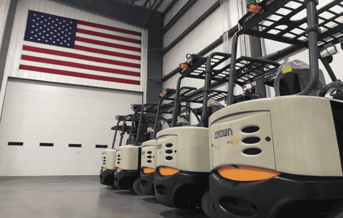 Moran Logistics Crown Lift Truck Fleet